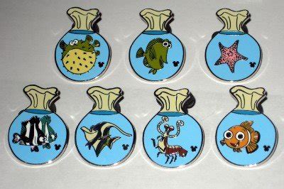 fake finding nemo bag pins